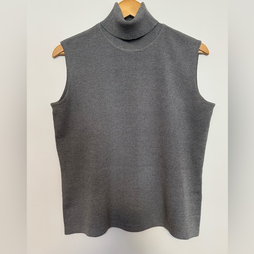 Vintage Casual Corner sleeveless knit turtleneck SZ XL